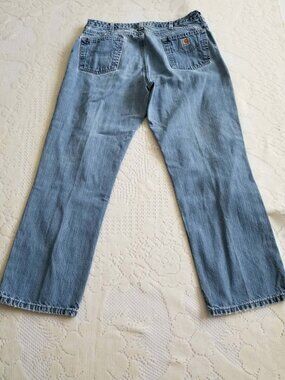 Carhartt Men's Relaxed Fit Jeans Soft Worn-In Denim Workwear Streetwear